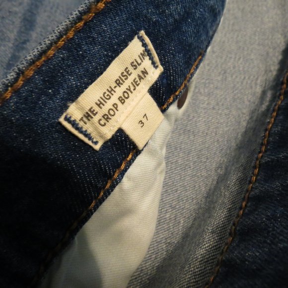 Madewell High Rise Slim Crop Boyjean 37 Plus size - Picture 4 of 8
